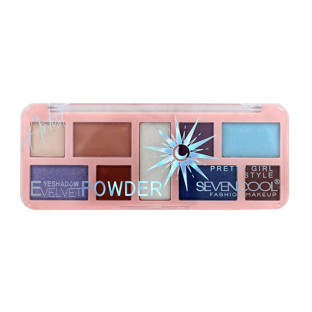 Paleta de sombras con 9 colores para ojos / 6643a