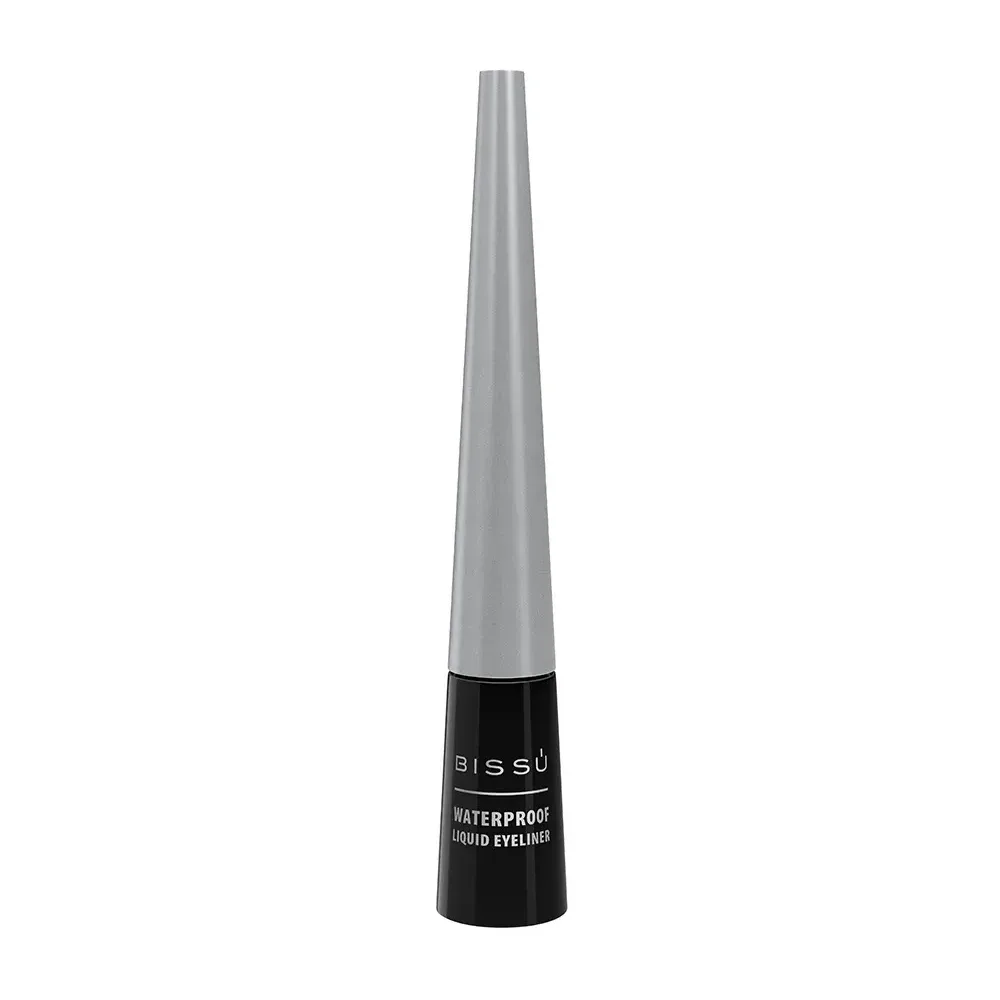 1pza Delineador líquido bissú para ojos, tono 10 silver 2.5ml / b000093