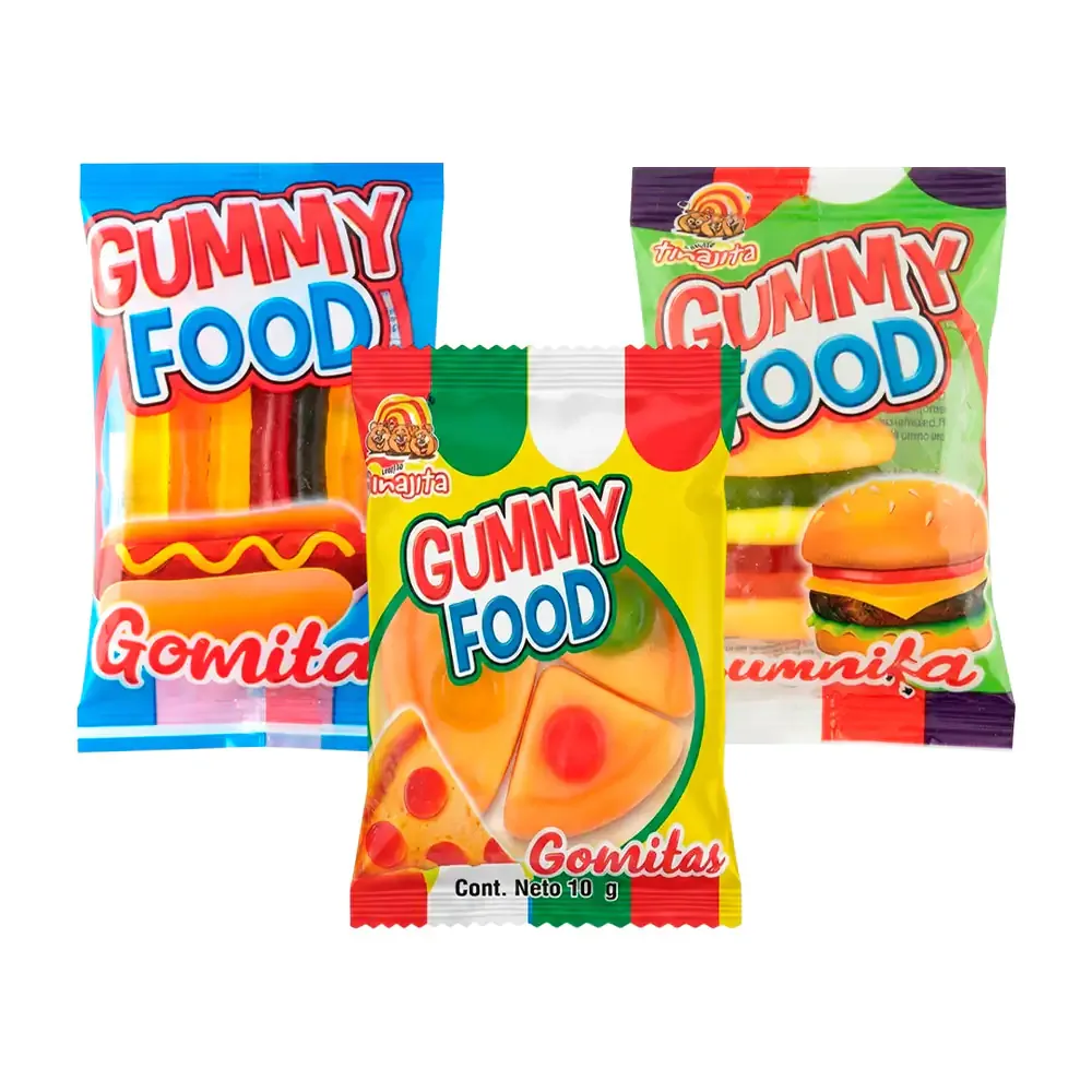 1pz Gummy food tinajita en forma de alimentos 10g / 525949