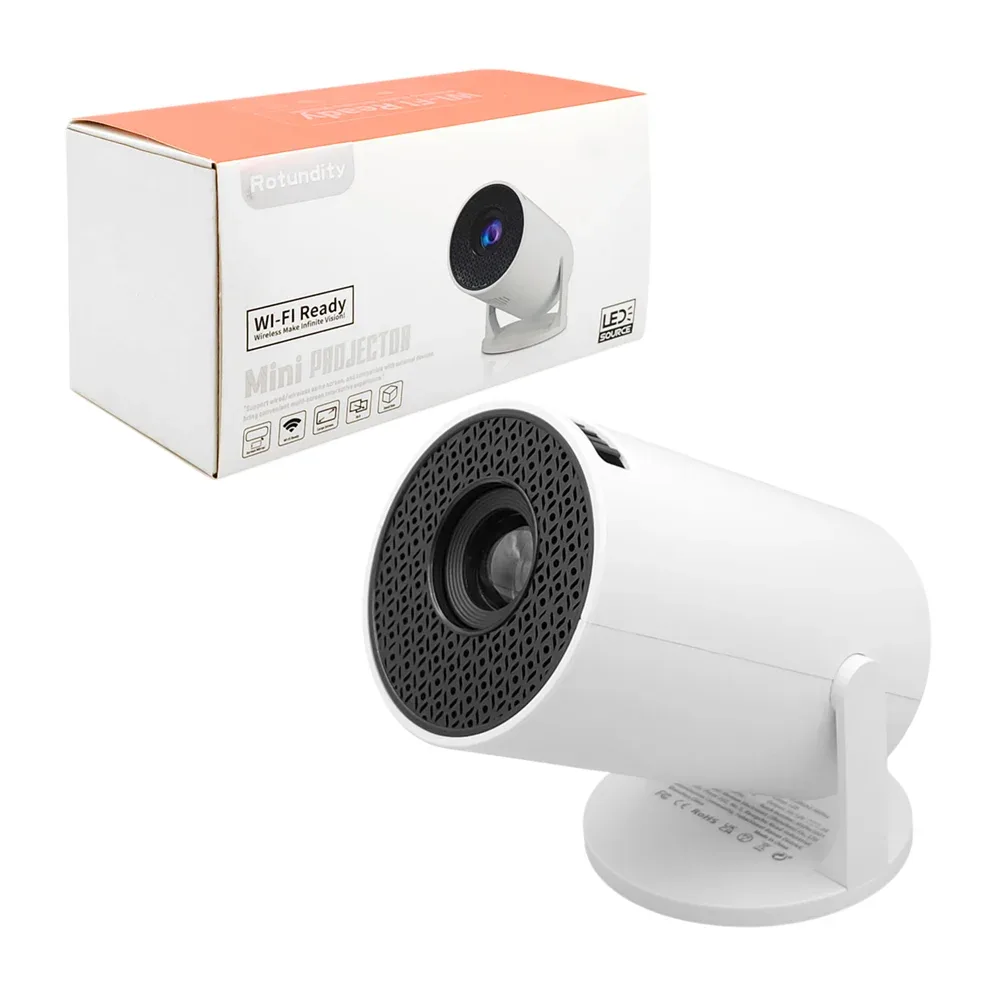 Mini proyector cilíndrico full hd, multimedia, conexión a wifi, tecnología led