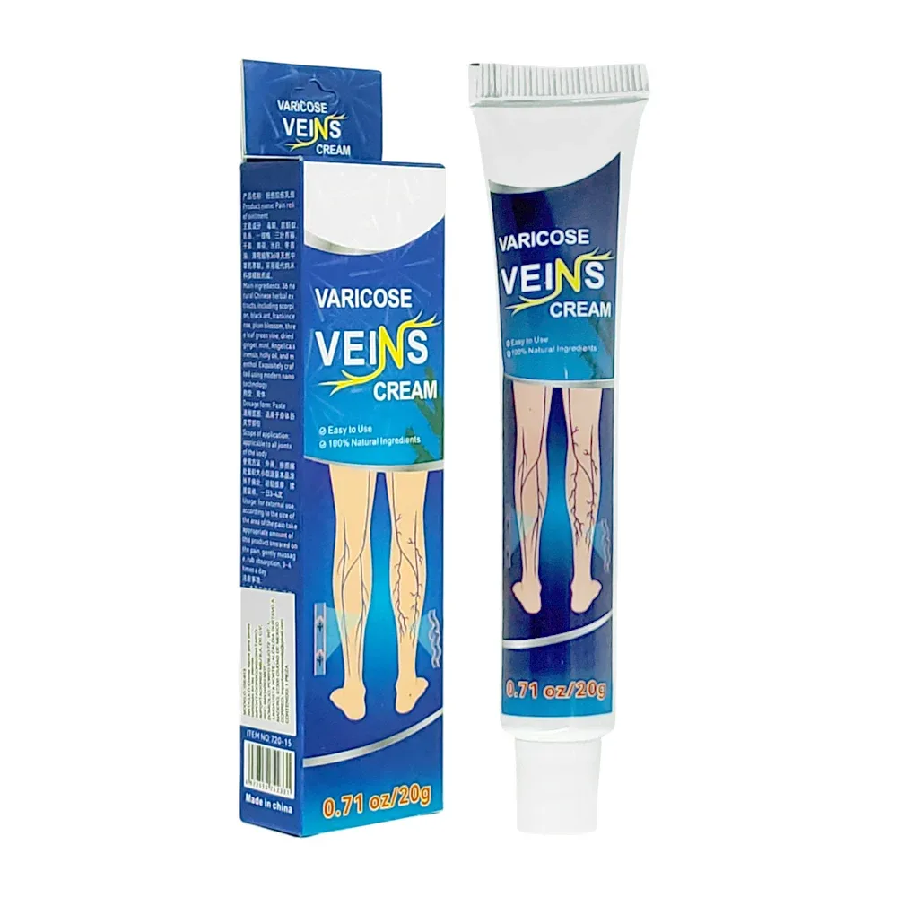 Crema veins para reducir la apariencia de las varices, extractos naturales, 20g
