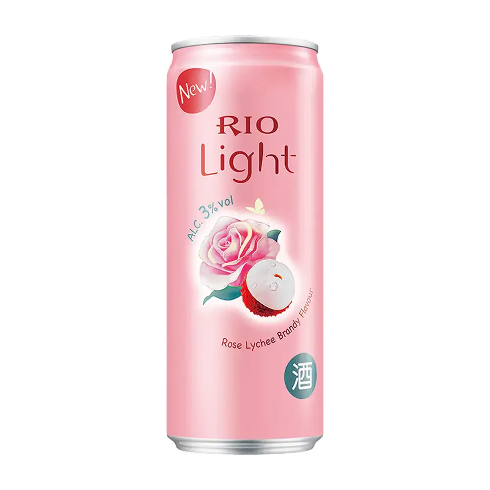 1pza bebida rio con jugo de lichi y 3% de brandy, 330ml / 343061