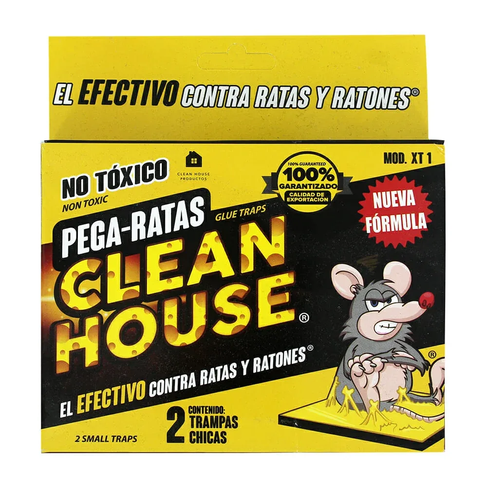 Par de trampas chicas clean house pega-ratas / xt1