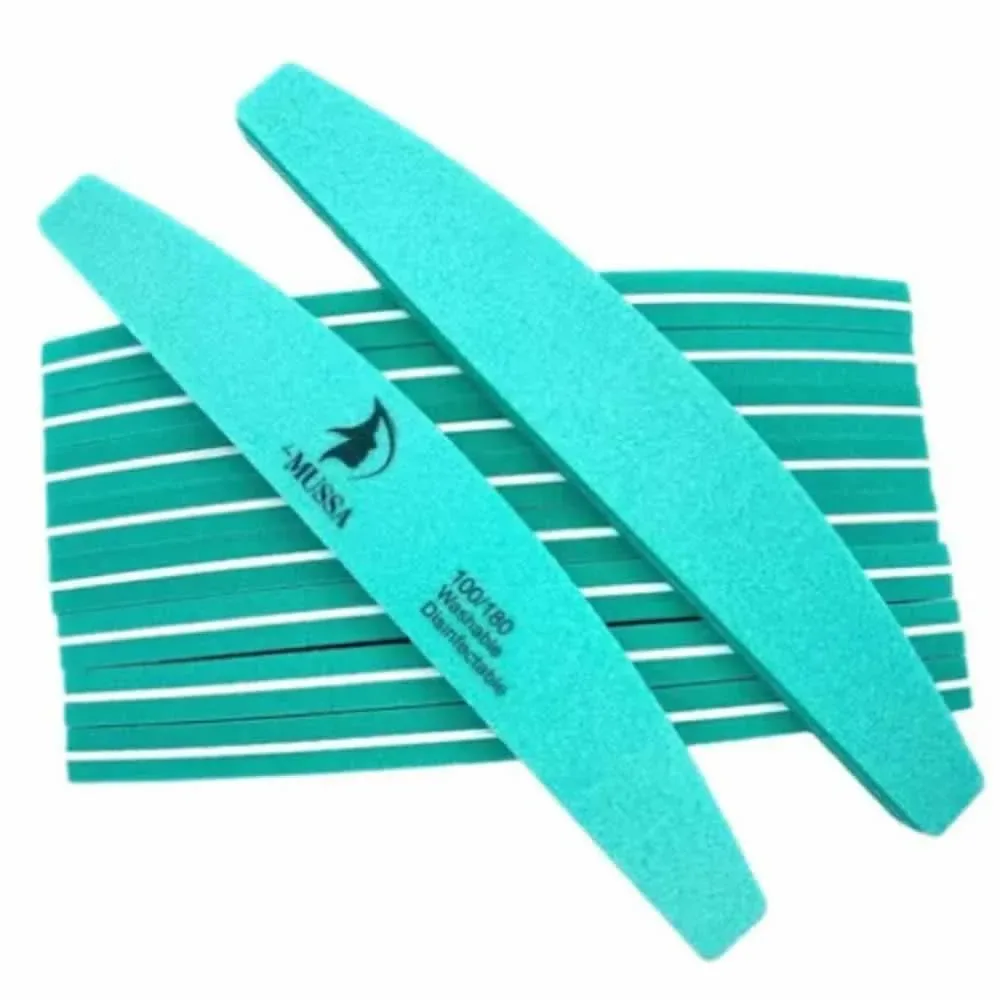 1pza Lima plana sponge para uñas, lemussa 100/180 li-01