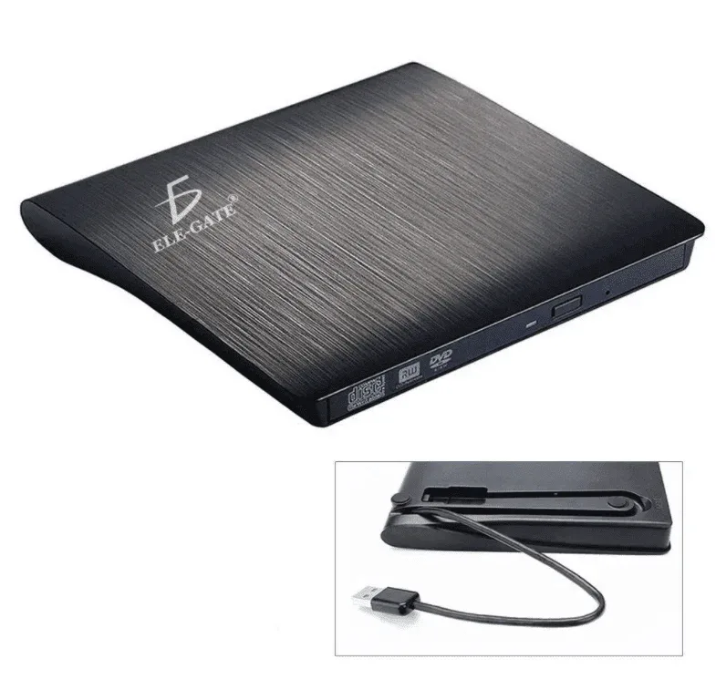 Lectora y grabadora externa de cds / dvd para comptadora con entrada usb / con.38.3.0