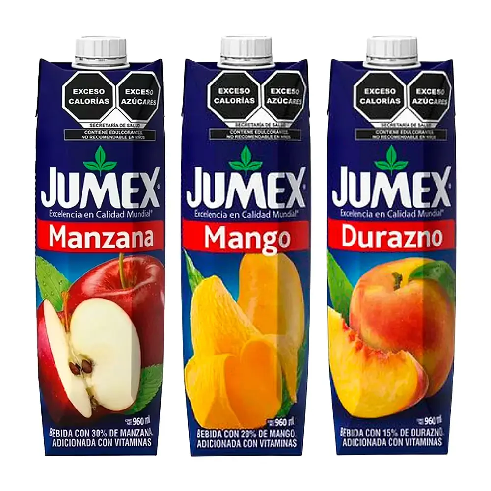 Jugo jumex de 960ml tetra pack, variedad de sabores / 750101
