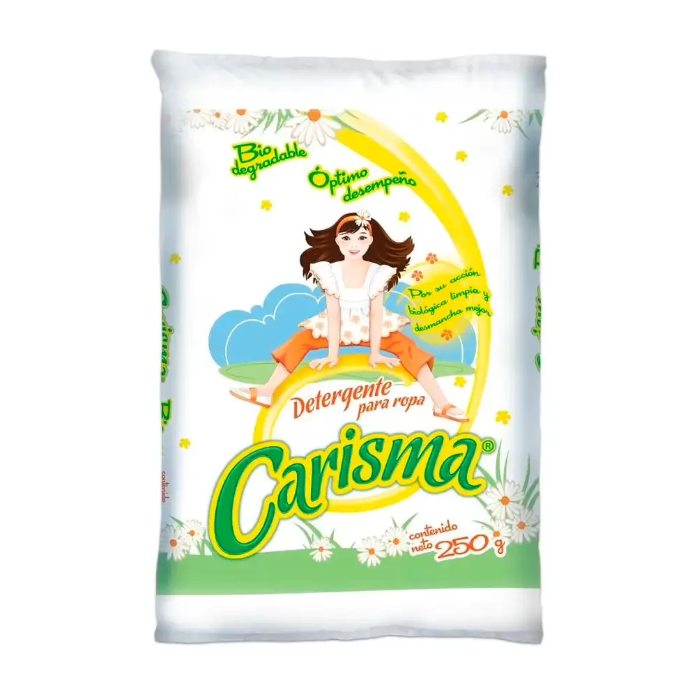 1pza Detergente en polvo carisma para ropa de 250g / 023057