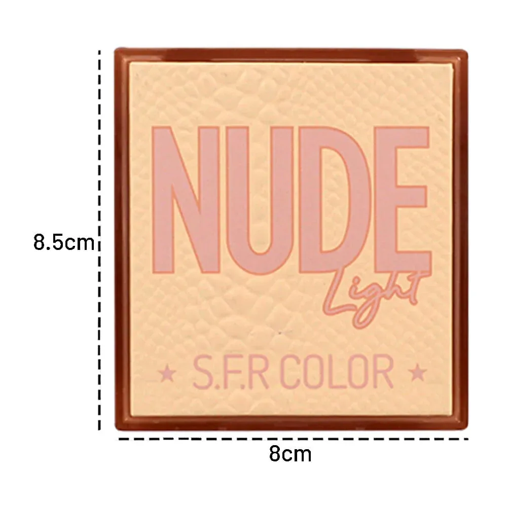 1pza Estuche de sombras, 6 colores nude / s.f.r.color / 7233