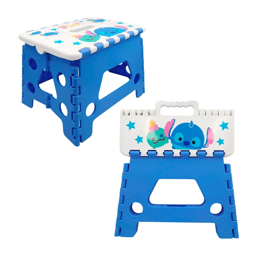 Taburete / banco infantil con estampado de personajes animados / taburete