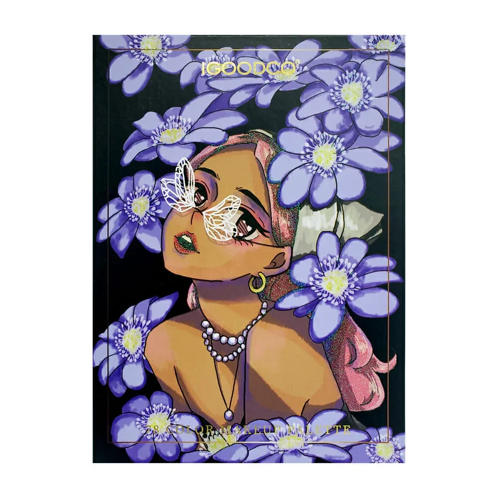 1pza de estuche de 78 sombras para ojo, variedad de colores / ig2911