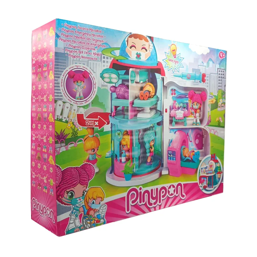 Set pinypon, hospital de urgencia con luces led, variedad de accesorios / 7016653