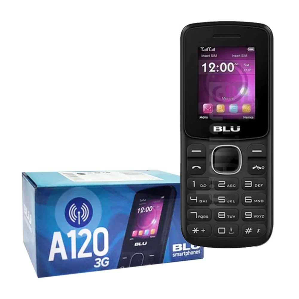 Celular blu advance a120-pantalla de 1,8, gsm desbloqueado 3g, cámara vga - negro