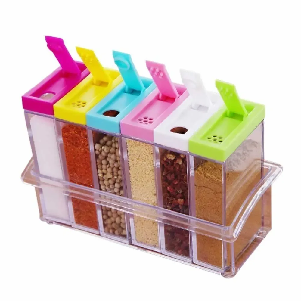 Kit de 6 especieros de almacenamiento para cocina wl006