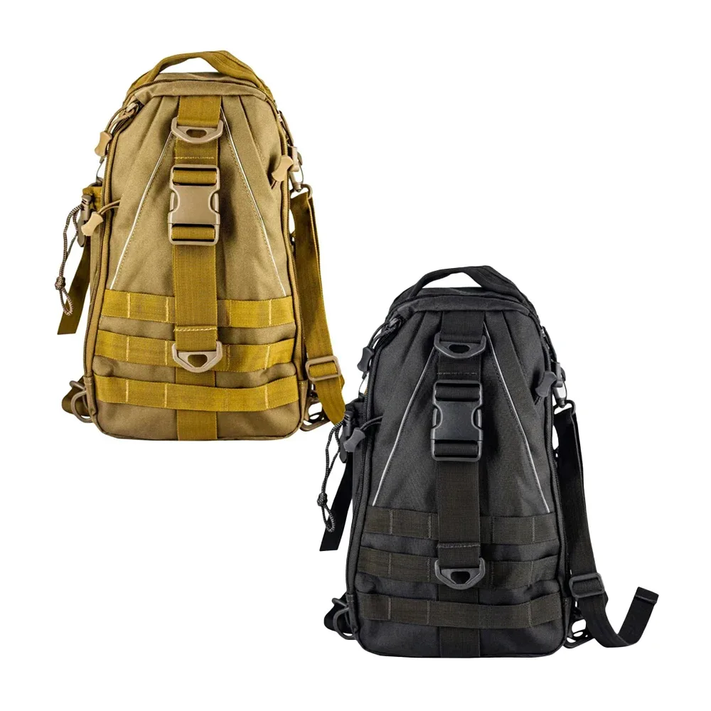 Mochila táctica militar de 8 compartimientos con líneas y broche, variedad de colores / lml-2088