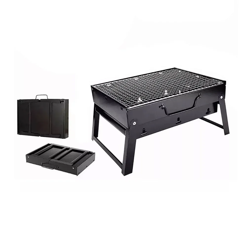 Brasero parrilla asador rectangular portátil chico / bbq 804868