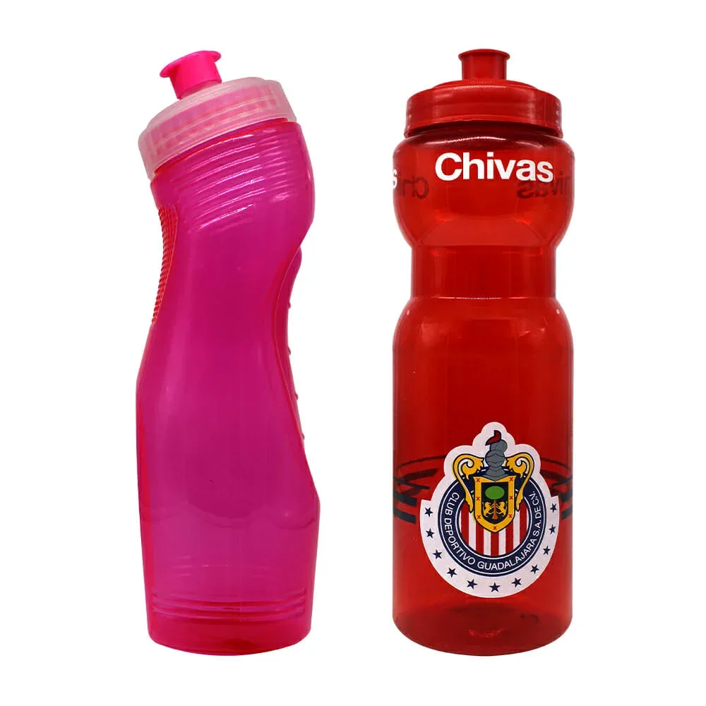 Botella deportiva con tapa de chupón para agua / R885