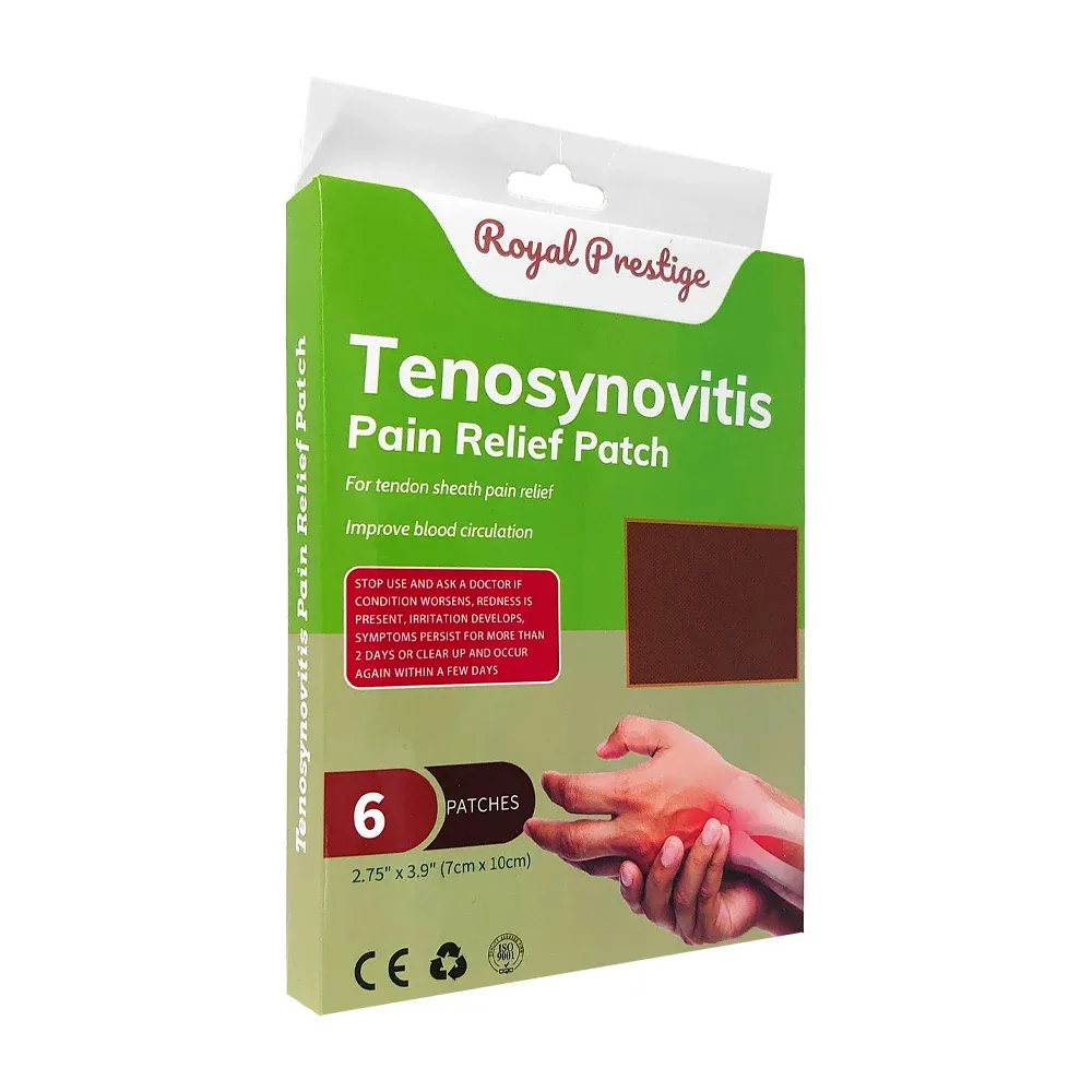 Paquete con 6 parches para aliviar el dolor de la artritis / tenosynovitis / 12245