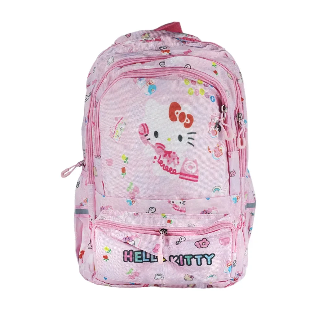 Mochila escolar con 4 compartimentos y estampado de los personajes de sanrio, variedad de modelos / bb-280-2