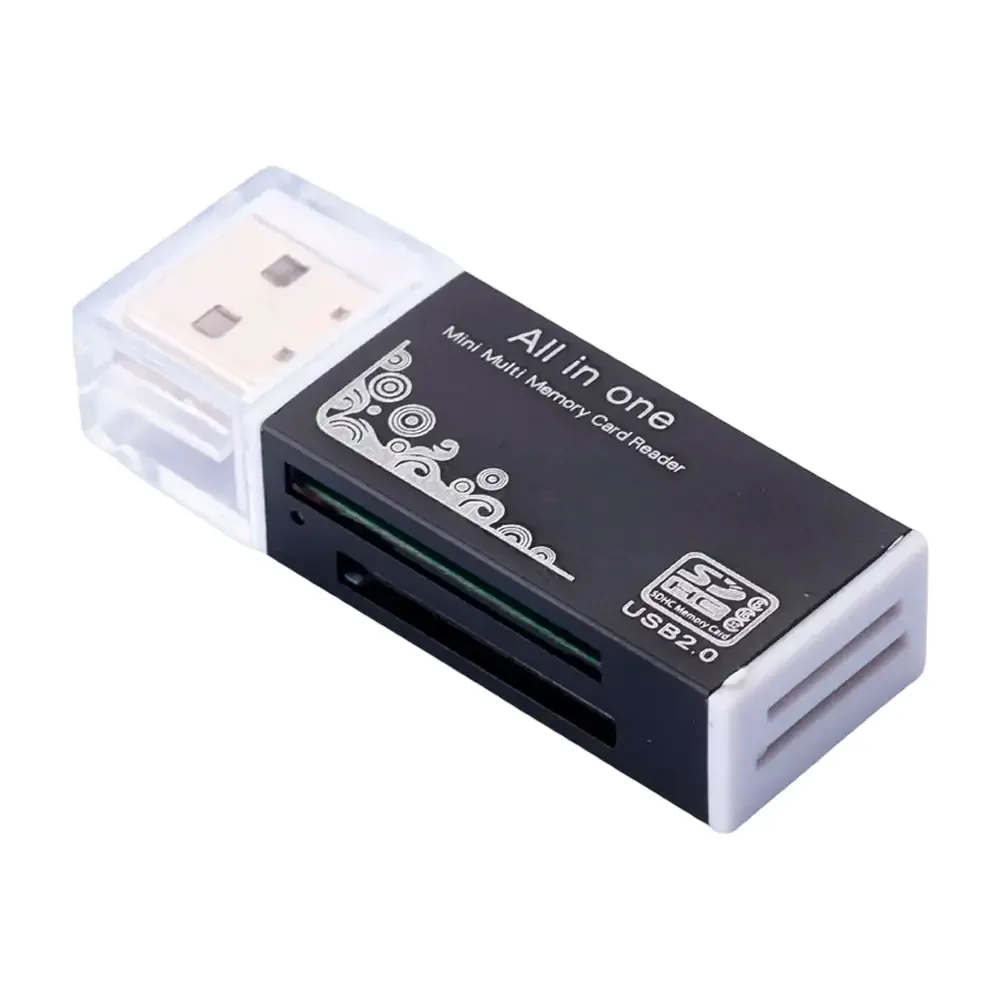 Adaptador 5 en 1 lector de tarjetas sd, microsd, tf, ms y m2 con salida usb