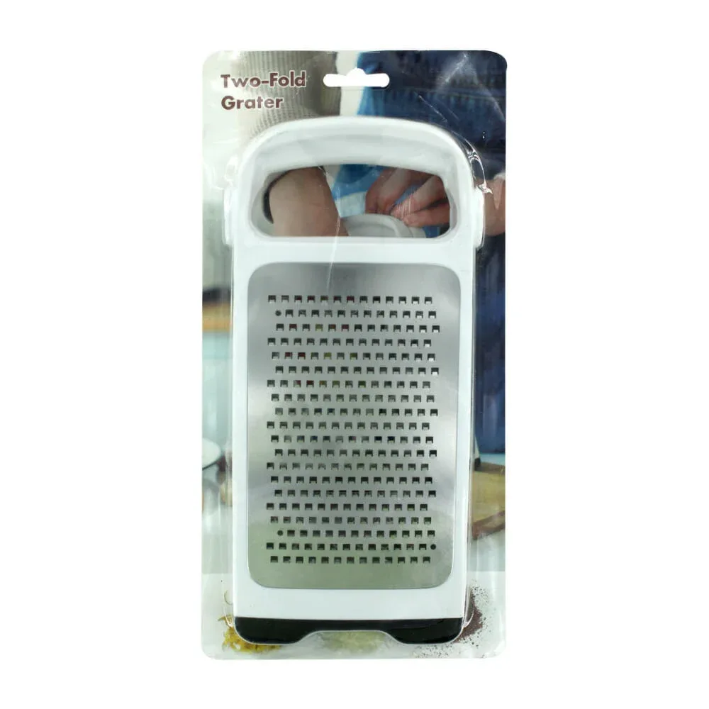 1pza Rallador con doble cara de acero inoxidable para alimentos gh5236