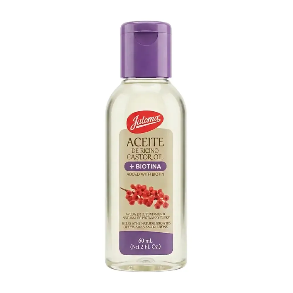 1pz Aceite jaloma de ricino con biotina, 60ml / 031250