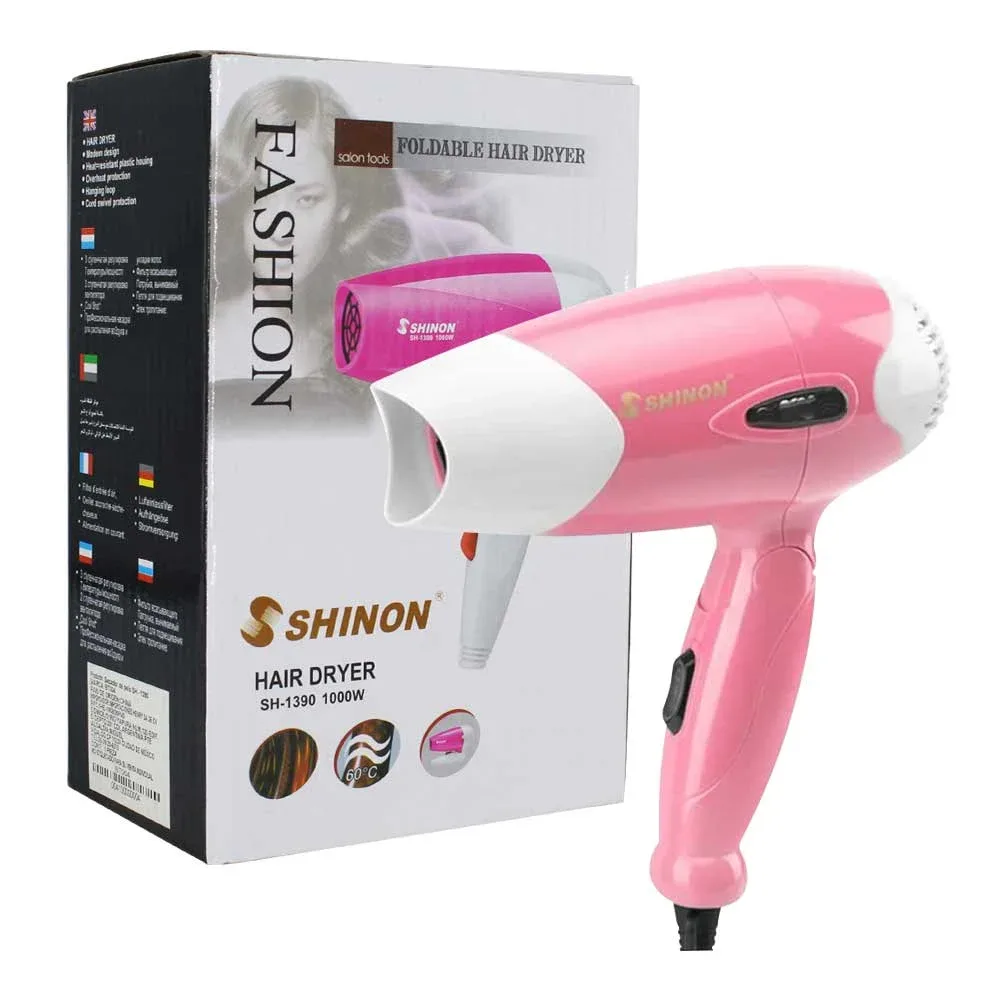 Secadora de cabello 1000w shinon sh-1390