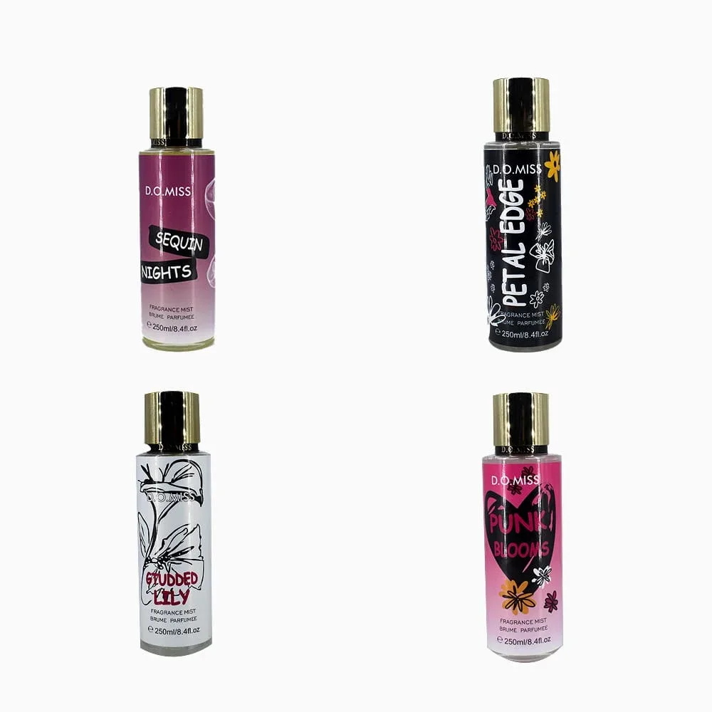 Perfume corporal d.o.miss studded lily 250ml, variedad de aromas / cf-016