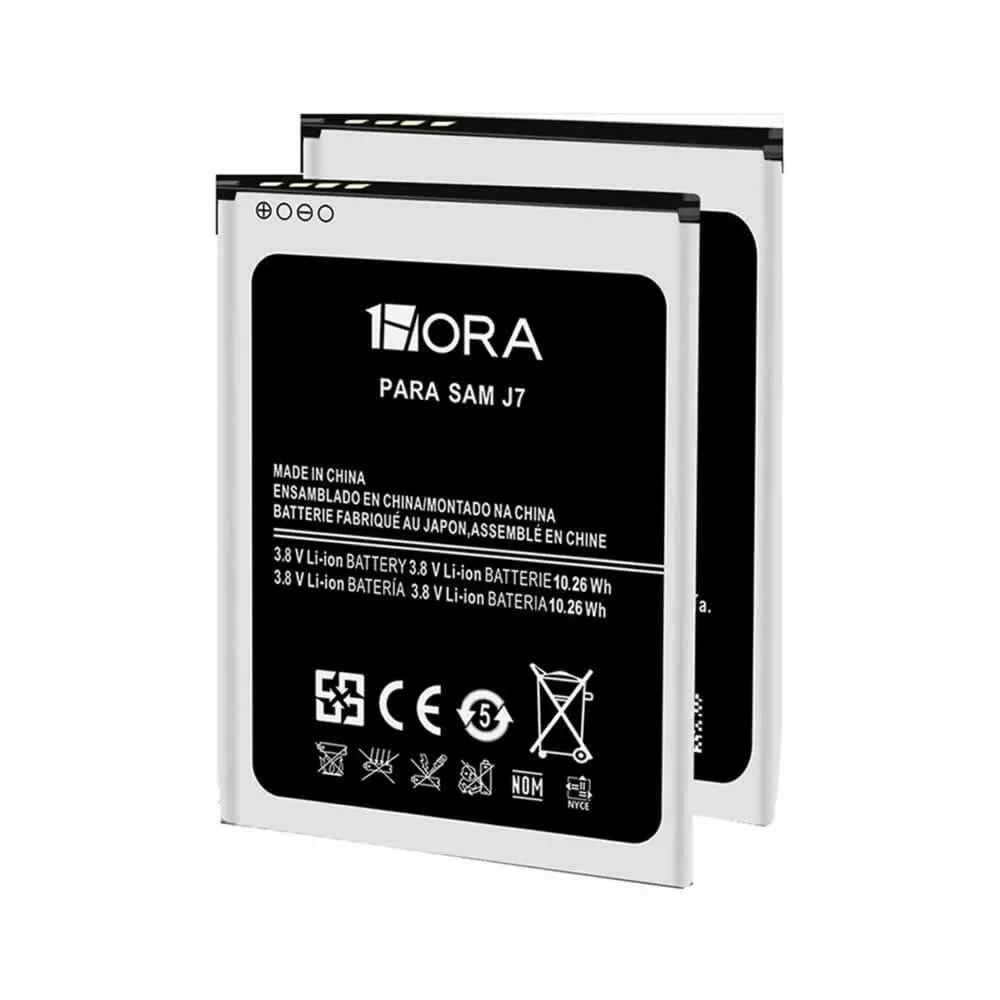 Batería 1hora intercambiable para teléfono samsung j7 con capacidad de 2700 mah