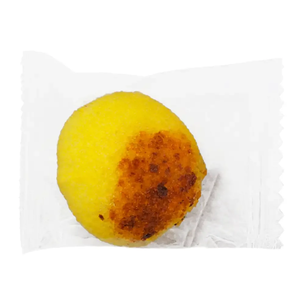 1pza mini bolita de cocada horneada, dulce de coco sabor vainilla / 008434