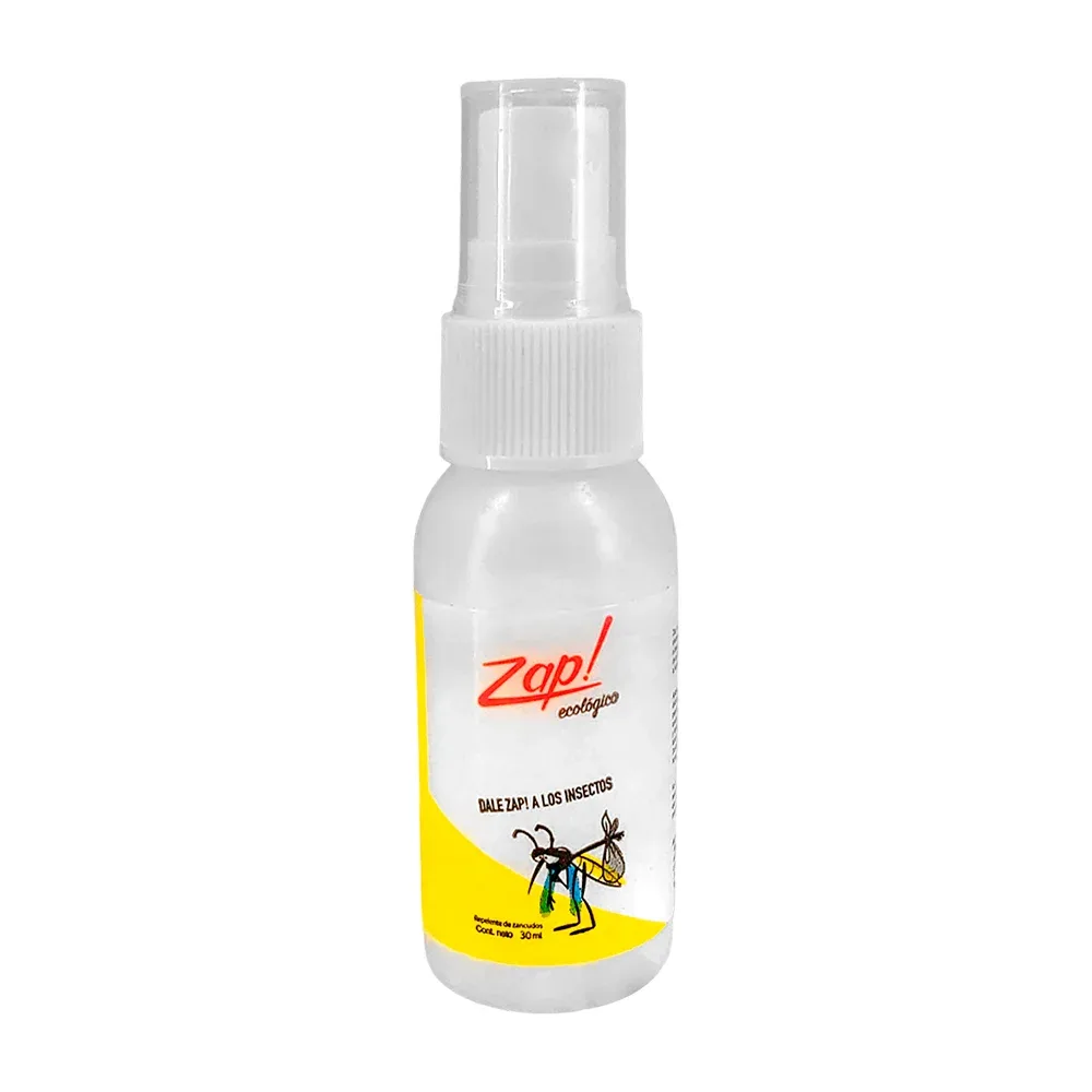 1pza Repelente para mosquitos zancudos en spray con aroma cítrico 30ml / zap ecológico / p228