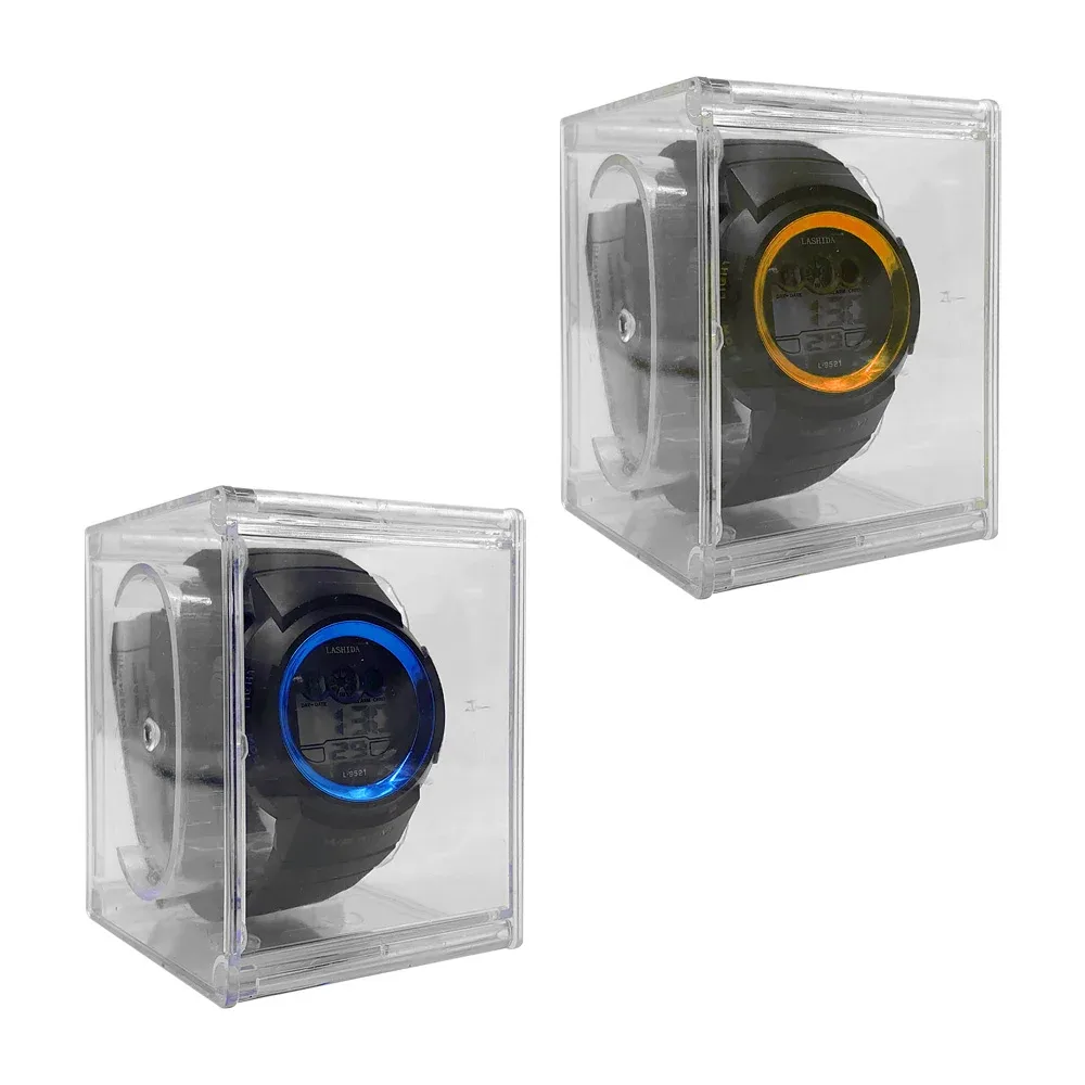 Reloj de mano deportivo circular para hombre, variedad de colores / lashida / l-9521 / zy-l9521