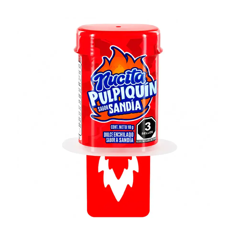 1pz Nucita pulpiquin sabor sandia 19g / 086848