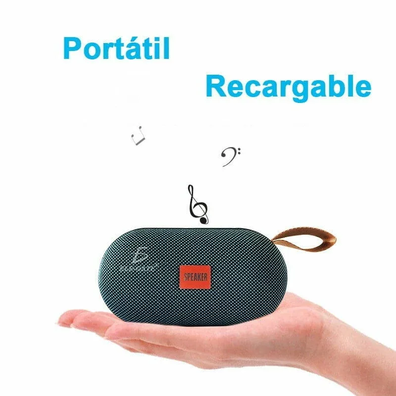 1pza Bocina recargable, semi rectangular, con asa agarradera y botones de reproducción superior, variedad de funciones / speaker / bc.101