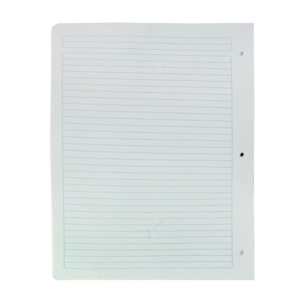 Paquete con 100 hojas estrella papel bond en raya con 3 perforaciones para archivero recopilador / 0557