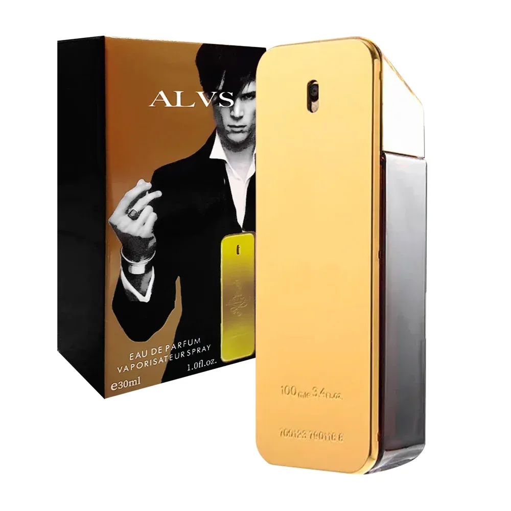 Perfume alvs plata en spray con fragancia para hombre, 30ml / jh300-4