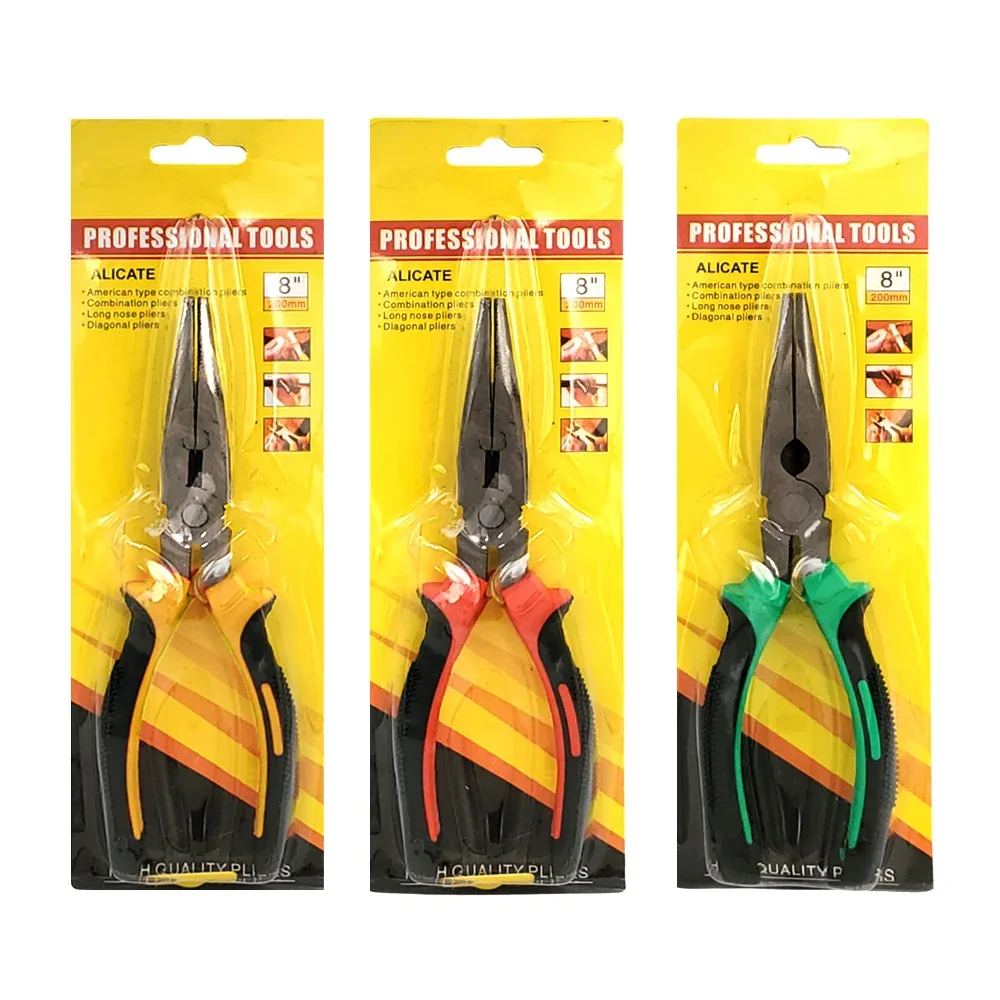 Pinza alicate de 8in, multifuncional con diseño ergonómico, variedad / tl35738