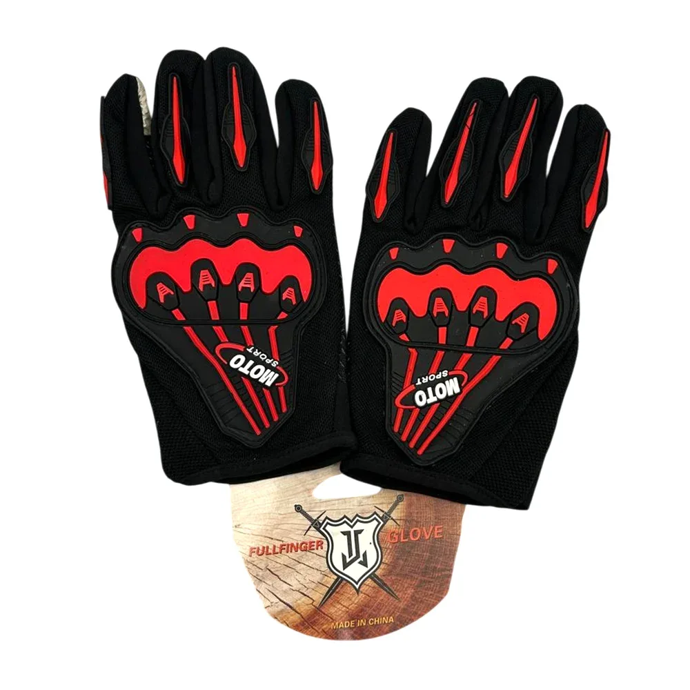 Par guantes antideslizantes con dedo táctil para motociclista / moto sport / jfstr14