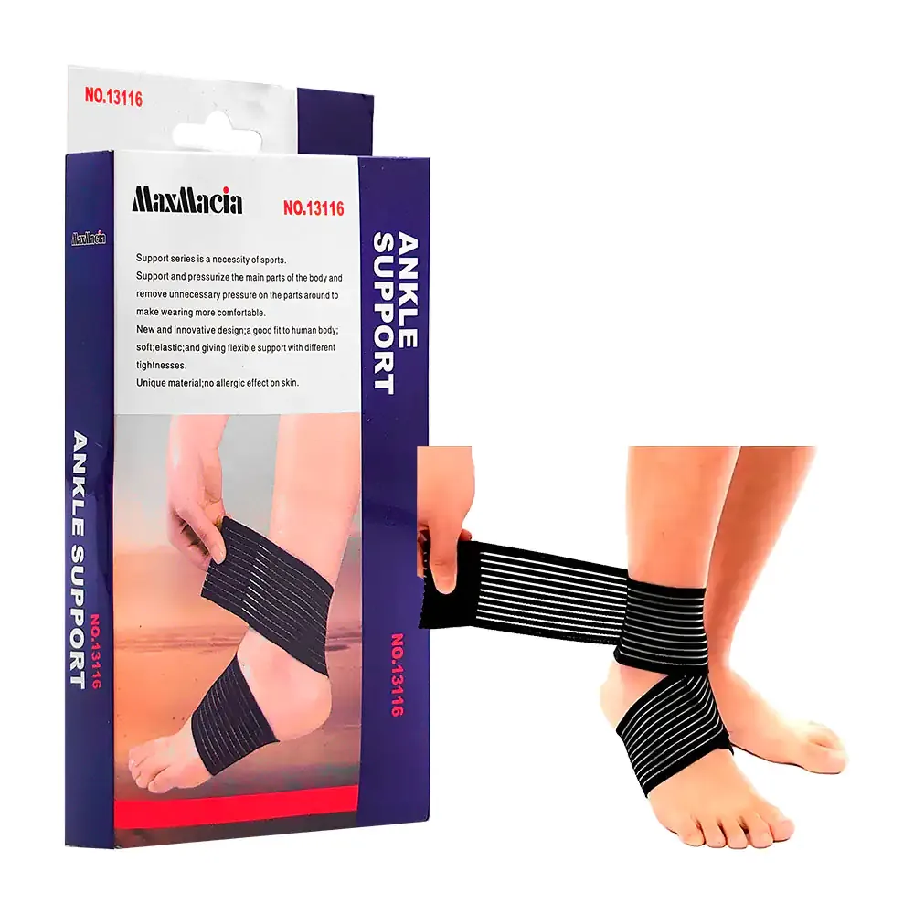 Banda elástica ortopédica para tobillo ajustable con velcro / ankle support
