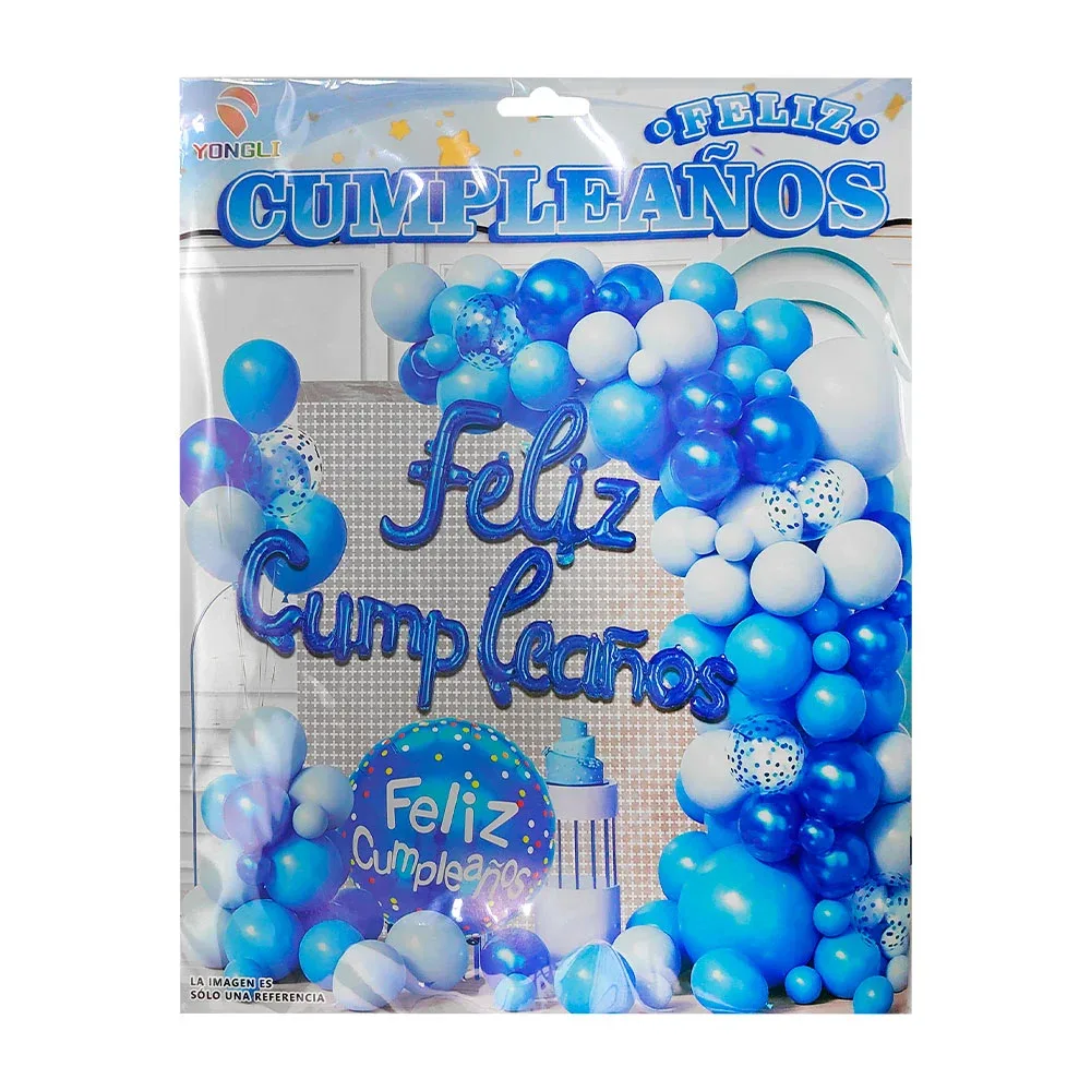 Kit decorativo para fiesta de feliz cumpleaños con 60pcs / yongli / ygli-130