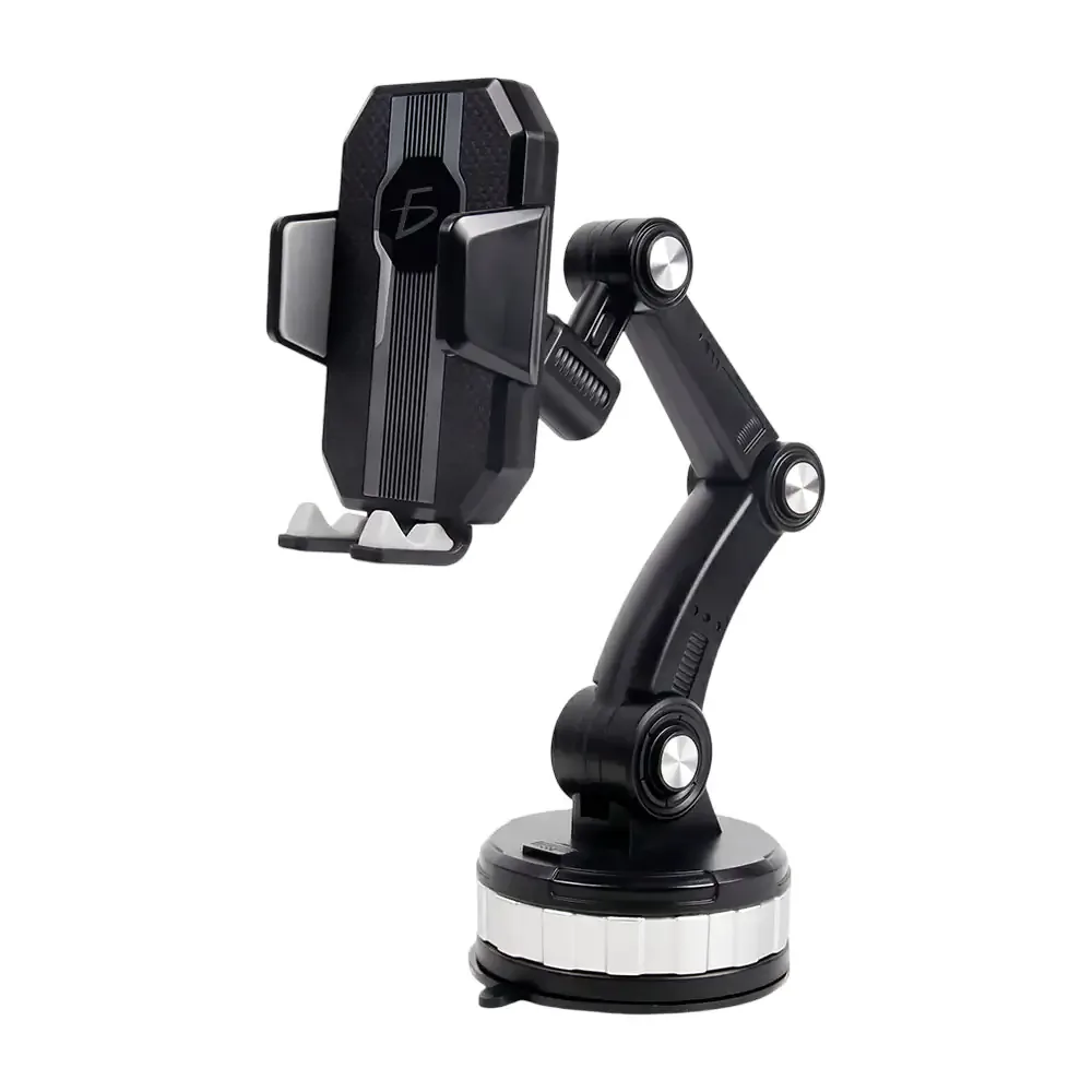 Soporte para el celular ajustable al carro + brazo articulado y ventosa
