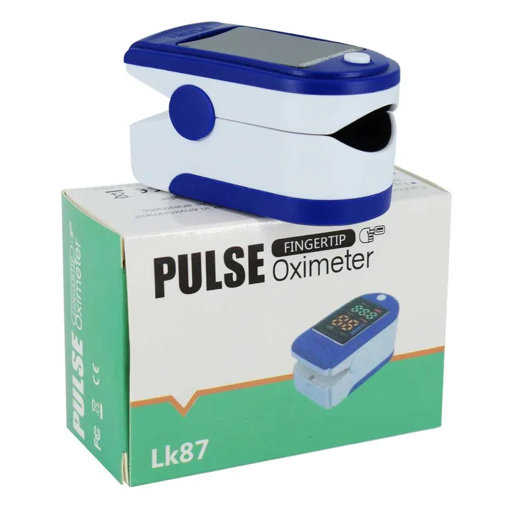Oximetro digital para dedo, con indicador de batería / lk88 / lk87 / 60479