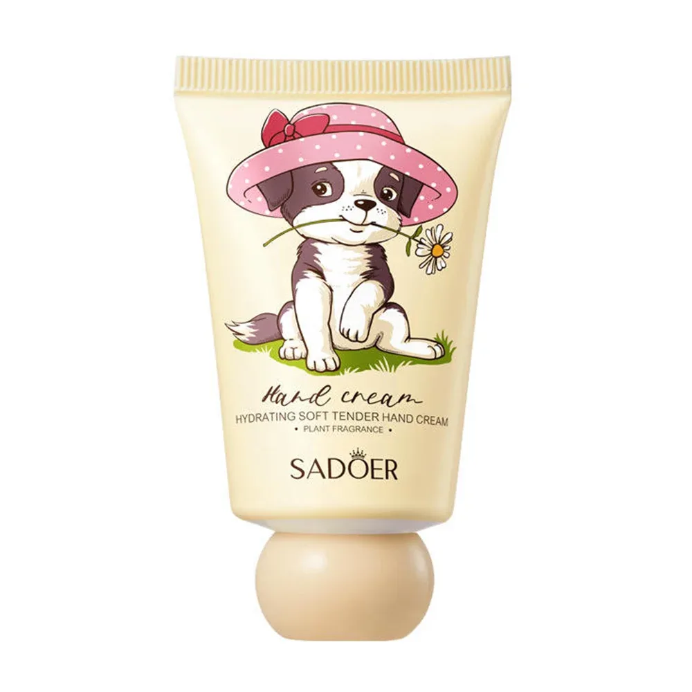 Mini crema para manos con fragancia suave y estampado de perrito, 40g / sd09425