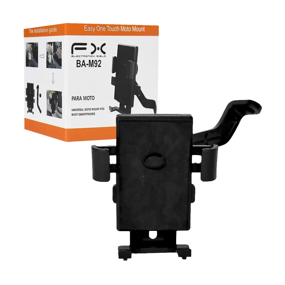 Soporte fx universal de celular para motocicleta ajustable y adherible / ba-m92