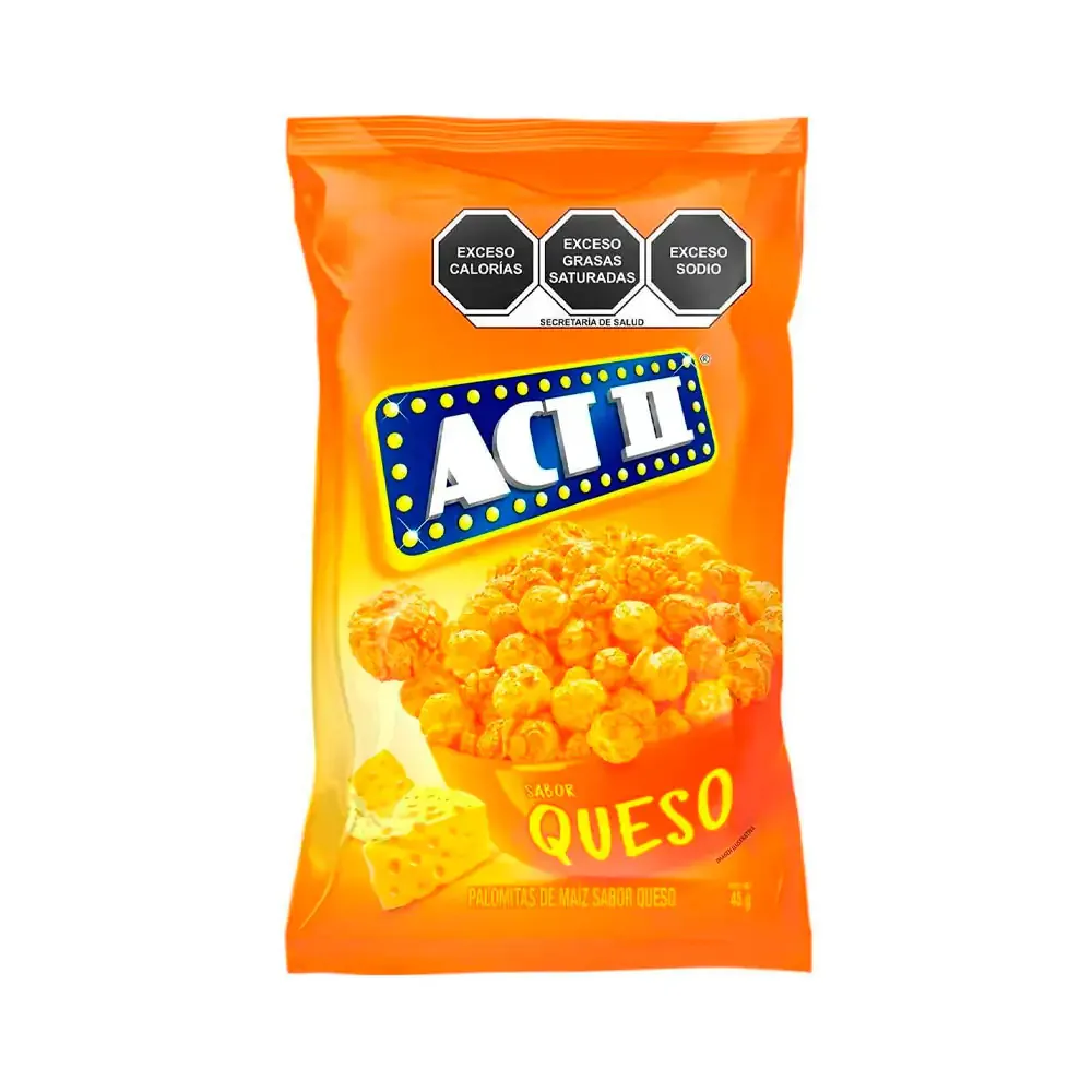 1pz Bolsa de palomitas ACT ll sabor queso, 45g / 559439
