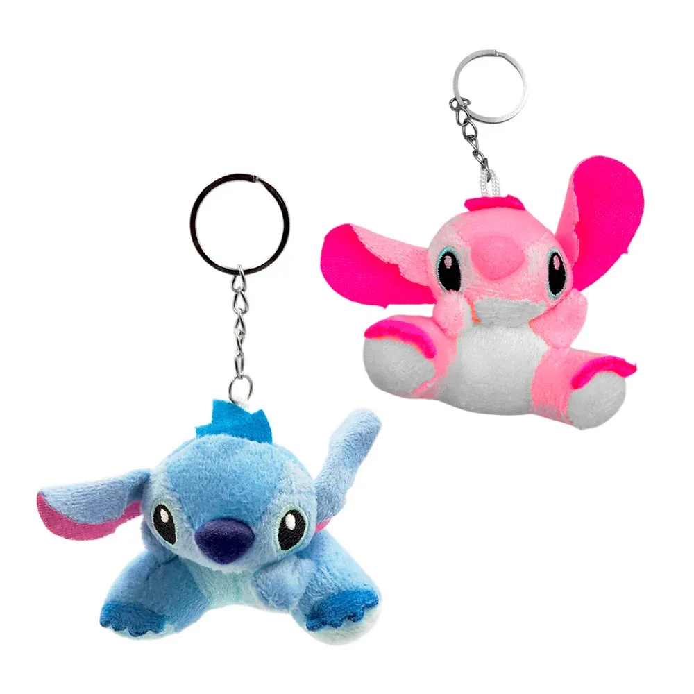 1pza Mini llavero de peluche en forma de stitch / lu2324