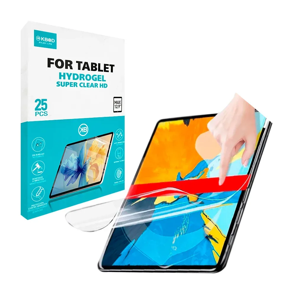 Mica de hidrogel para tableta, alta duración sin manchas - marcas / 080140 / for tablet hydrogel super clear hd / tablet 320x225mm