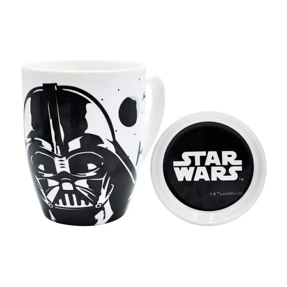 Taza de cerámica con diseño de star wars 385ml + tapa / 611248