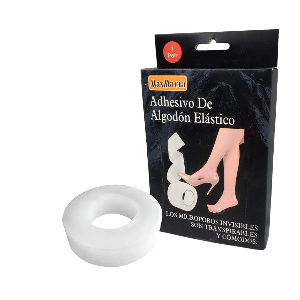 Rollo de vendaje elástico autoadhesivo maxmacia de algodón transparente / 127003