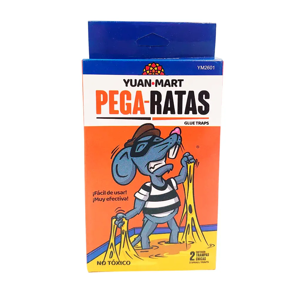 Par de trampas chicas pega ratas yuan-mart / ym2603