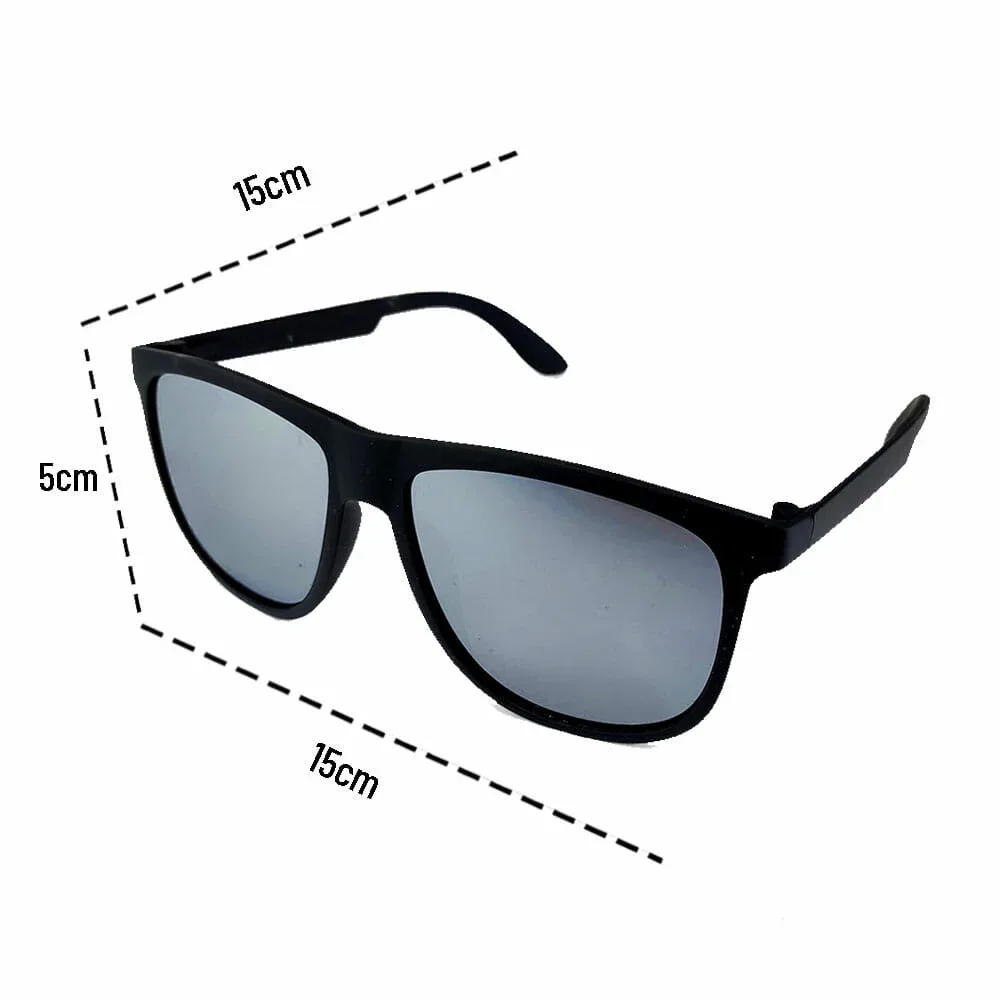 1pza Lentes solares con marco negro / 3005-2f